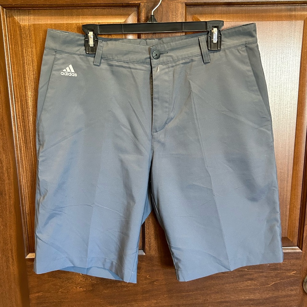 Adidas Climalite grey golf shorts, 34